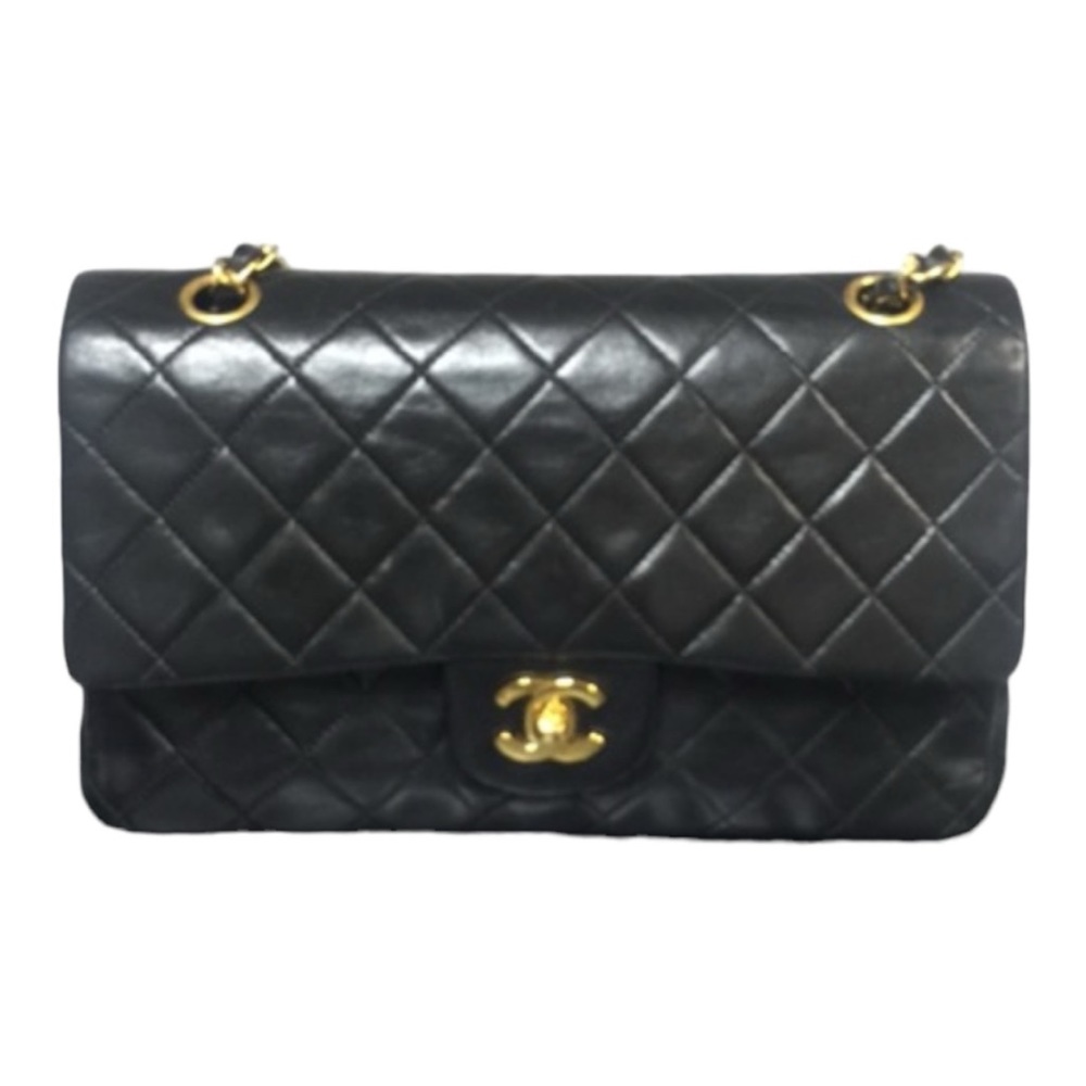 Chanel Vintage Classic Flap Black Lambskin Leather - Picture 2 of 15